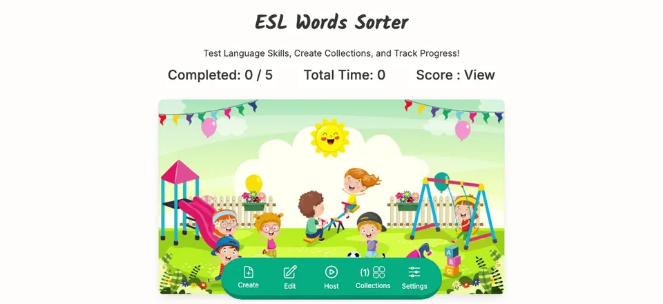ESL Word Sorter