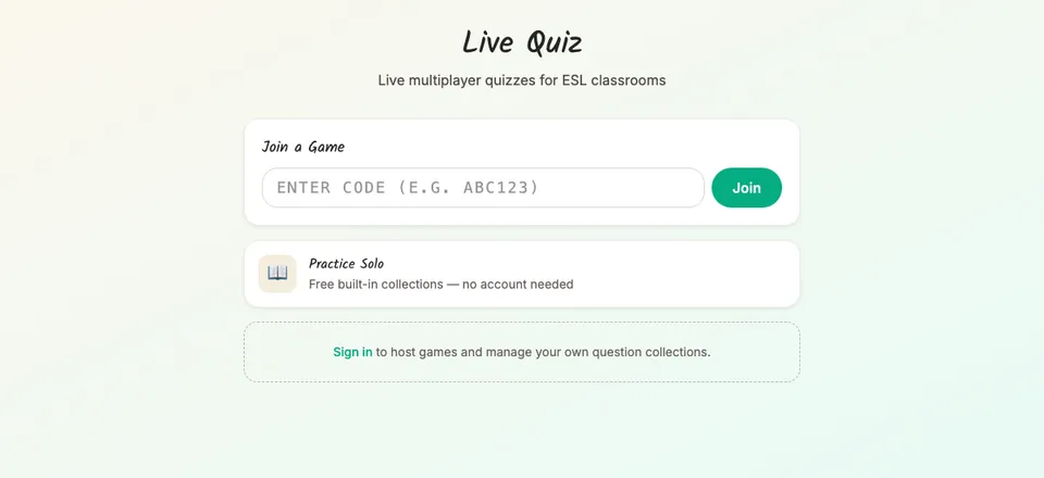 Live Quiz