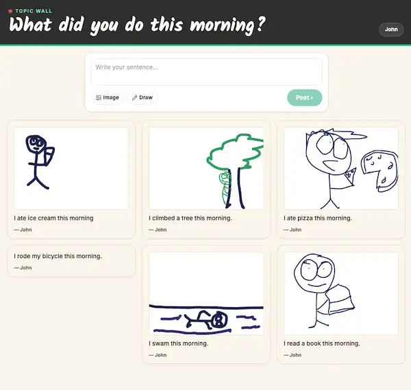 Topic Wall